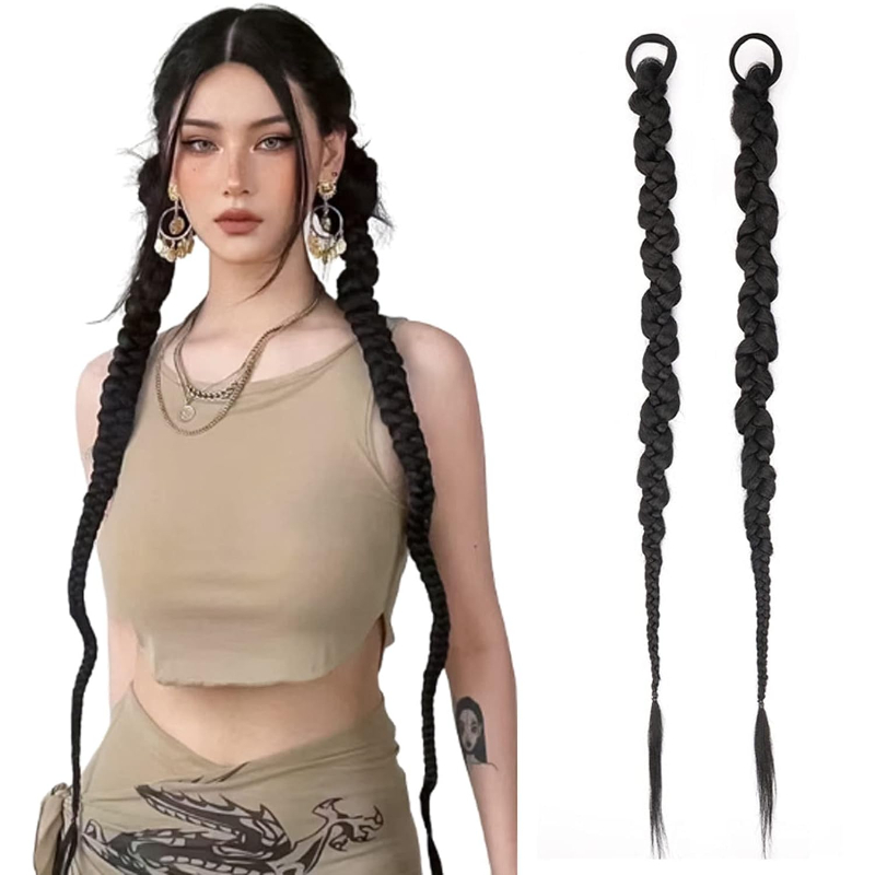 Street Fashion Girls - Moda trançado rabo de cavalo extensões