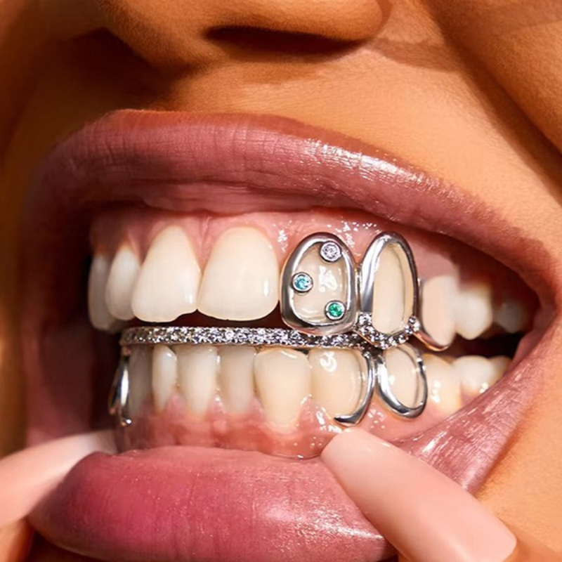 Street Fashion Essentials - 1 Peça Grillz de Dente de