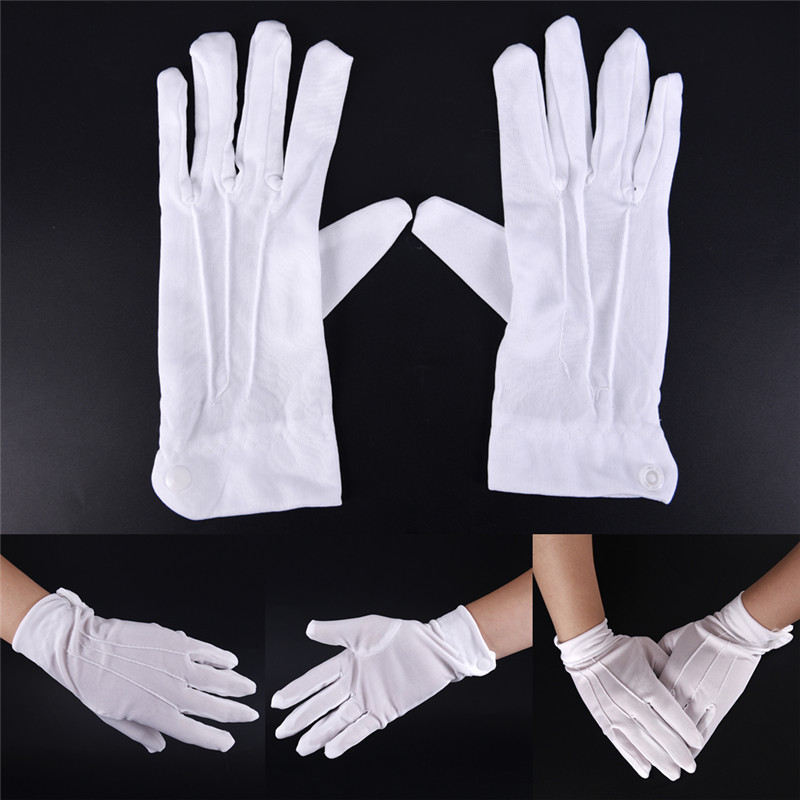 Street Fashion Gloves - 1 par branco luvas formais homens