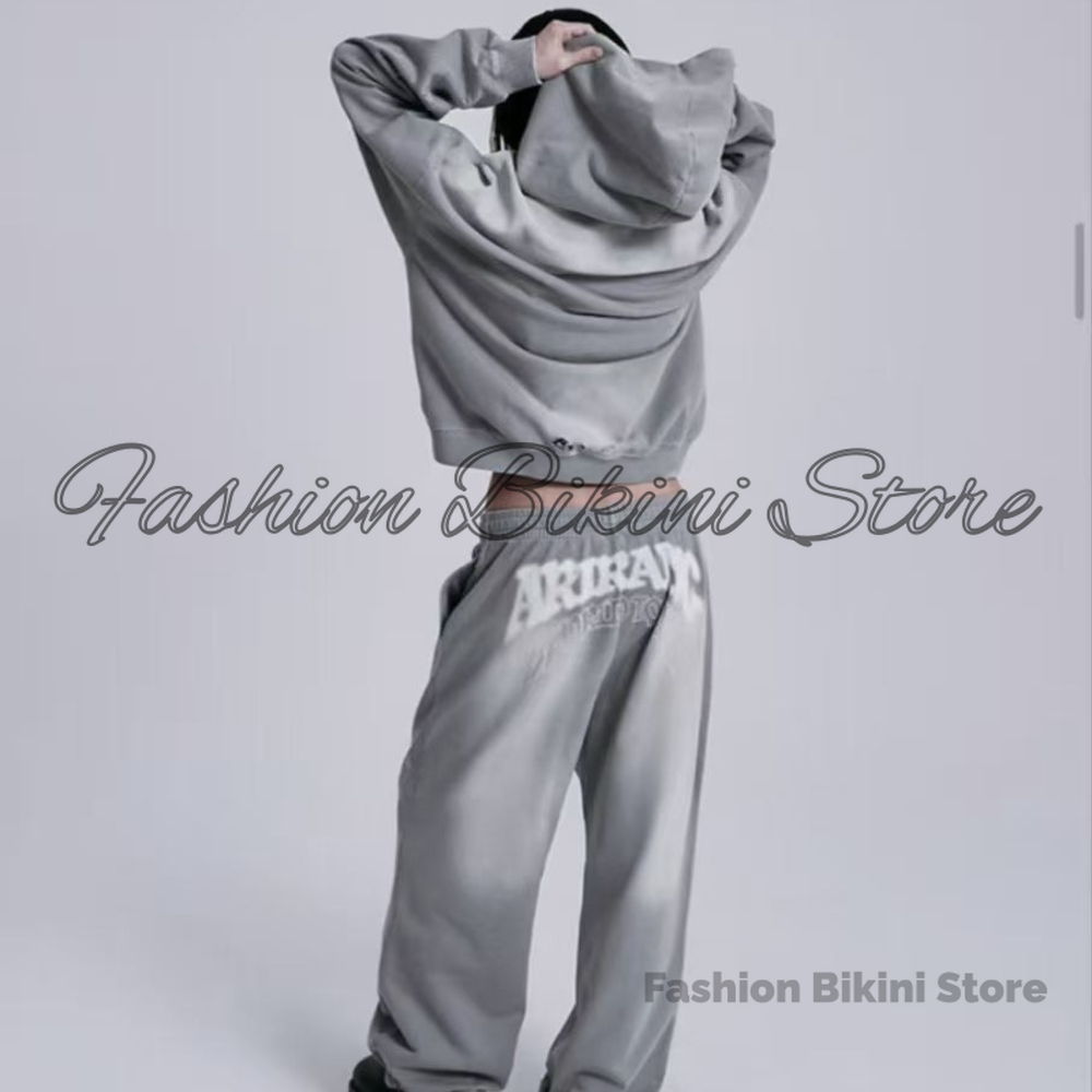 Street Fashion Jacket - NOVO Moletom Retro Cinza Lavado com