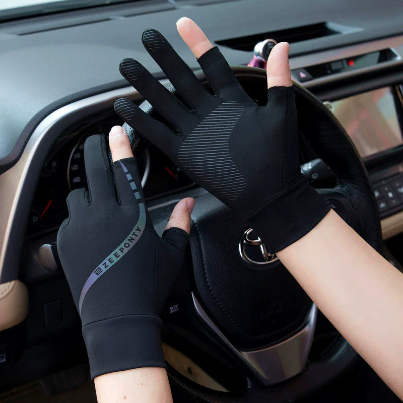 Street Fashion Gloves - Luvas de ciclismo de seda gelo
