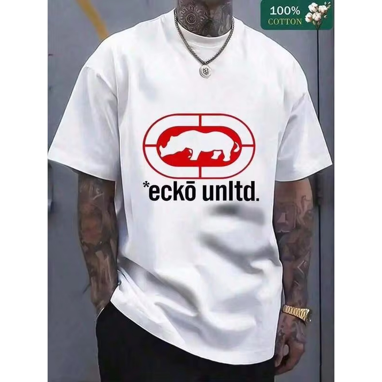 Street Fashion Essentials - Camiseta com estampa Ecko Unltd -
