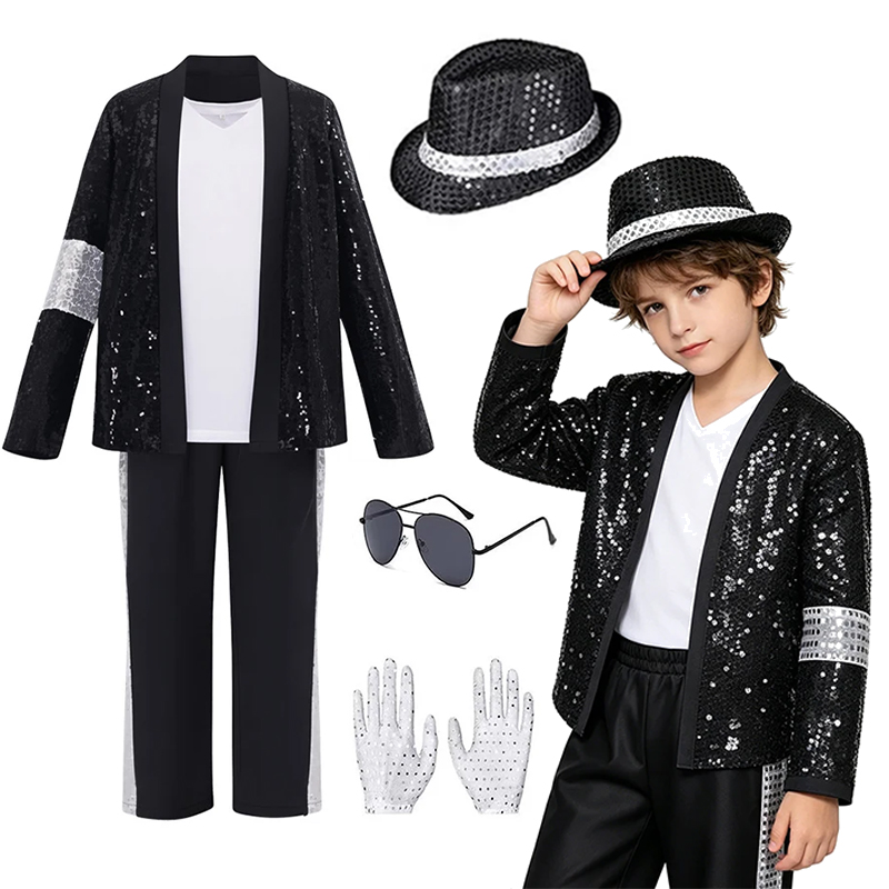 Street Fashion Gloves - Fantasia de Estrela do Hip-Hop para