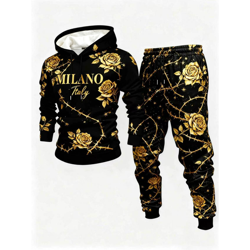 Street Fashion In Milan - Design com capuz para homens apresenta