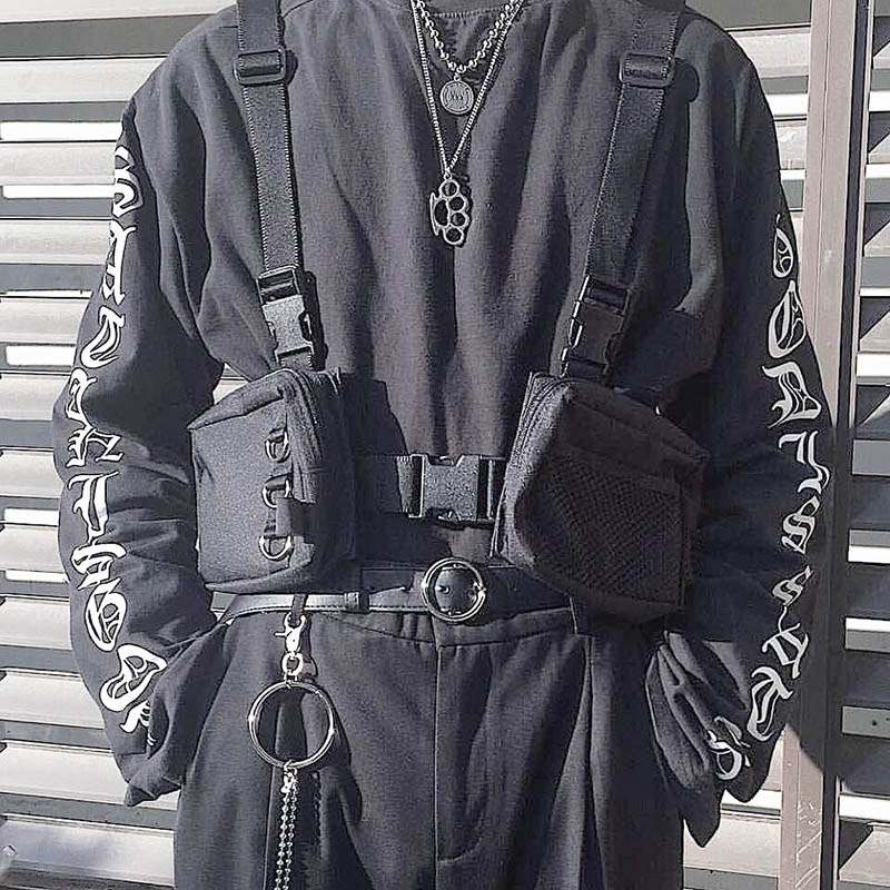 Street Fashion Baggy - Bolsa de Cintura Street Trend, Estilo