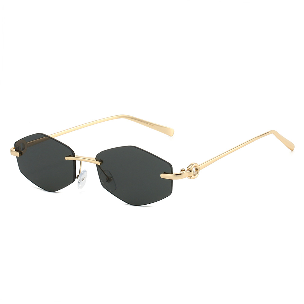 Óculos de sol Rhombus Polygon  - Street Fashion Glasses avaliação e preço