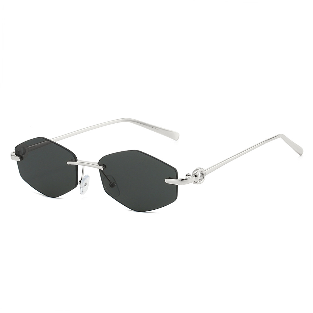 Óculos de sol Rhombus Polygon  - Street Fashion Glasses avaliação e preço