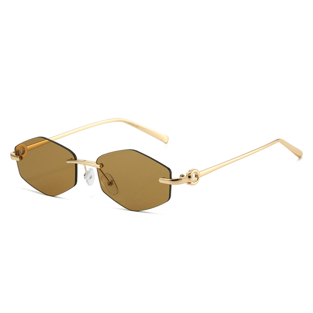 Óculos de sol Rhombus Polygon  - Street Fashion Glasses avaliação e preço