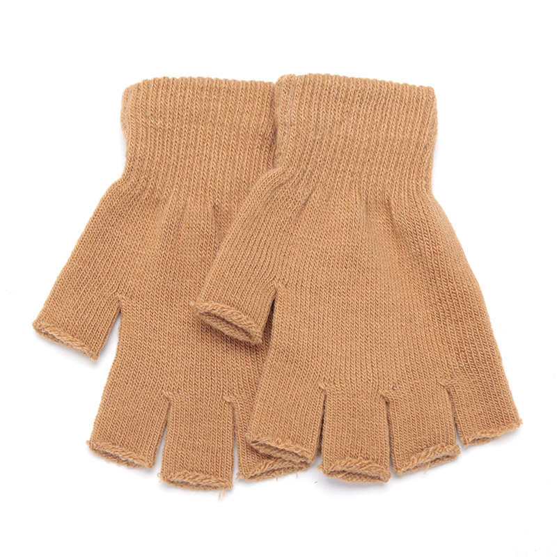 Unissex preto meio dedo luvas  - Street Fashion Gloves avaliação e preço
