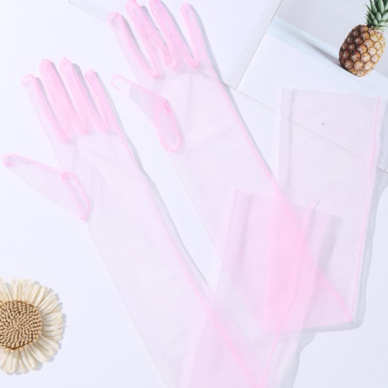 55cm 70cm sexy fino oco transp - Street Fashion Gloves avaliação e preço