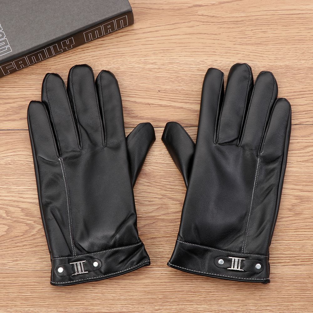 Luvas de couro térmico de lã m - Street Fashion Gloves avaliação e preço