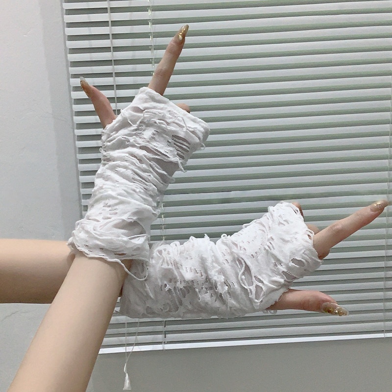 Luvas Curtas Sem Dedos Yueqiu  - Street Fashion Gloves avaliação e preço