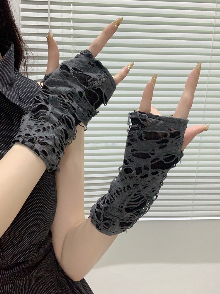 Luvas Curtas Sem Dedos Yueqiu  - Street Fashion Gloves avaliação e preço