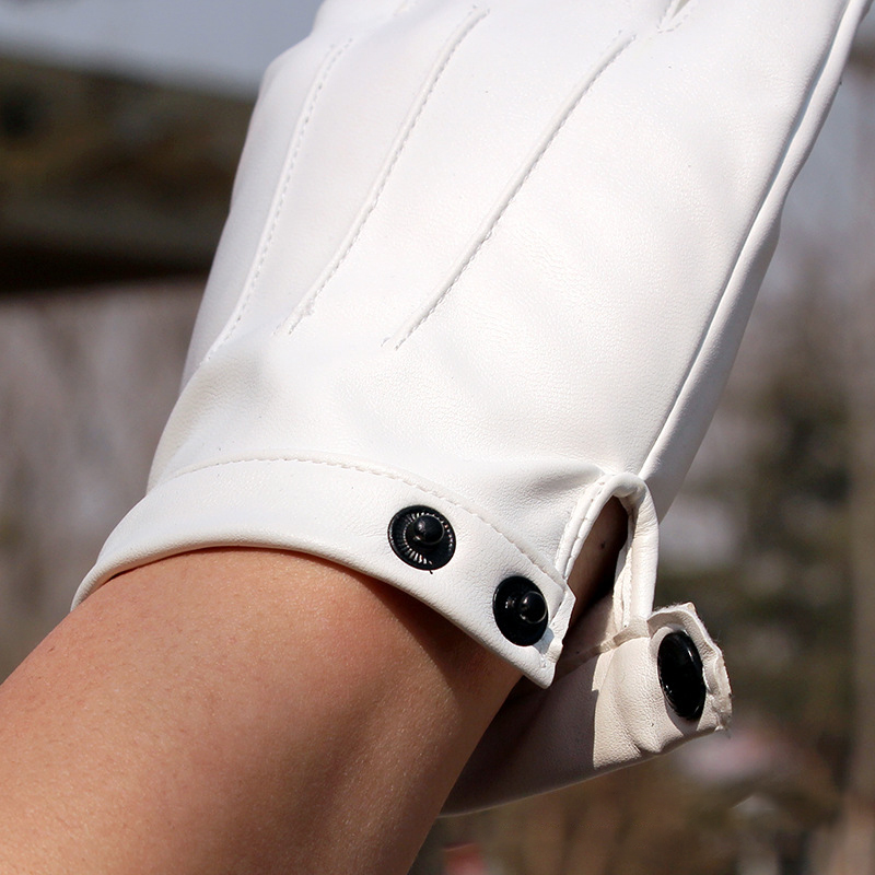 Luvas sem dedos de couro pu, h - Street Fashion Gloves avaliação e preço