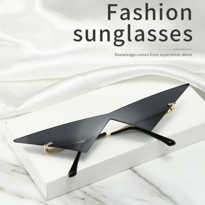 Óculos de Sol Triangulares par - Street Fashion Glasses avaliação e preço