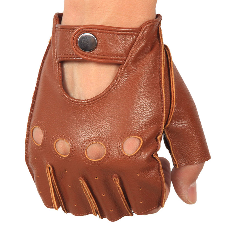 Luvas de meio dedo do homem de - Street Fashion Gloves avaliação e preço