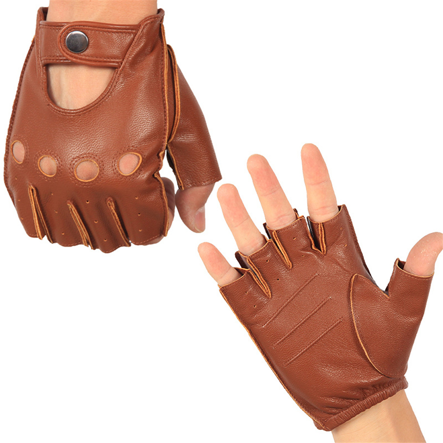 Luvas de meio dedo do homem de - Street Fashion Gloves avaliação e preço