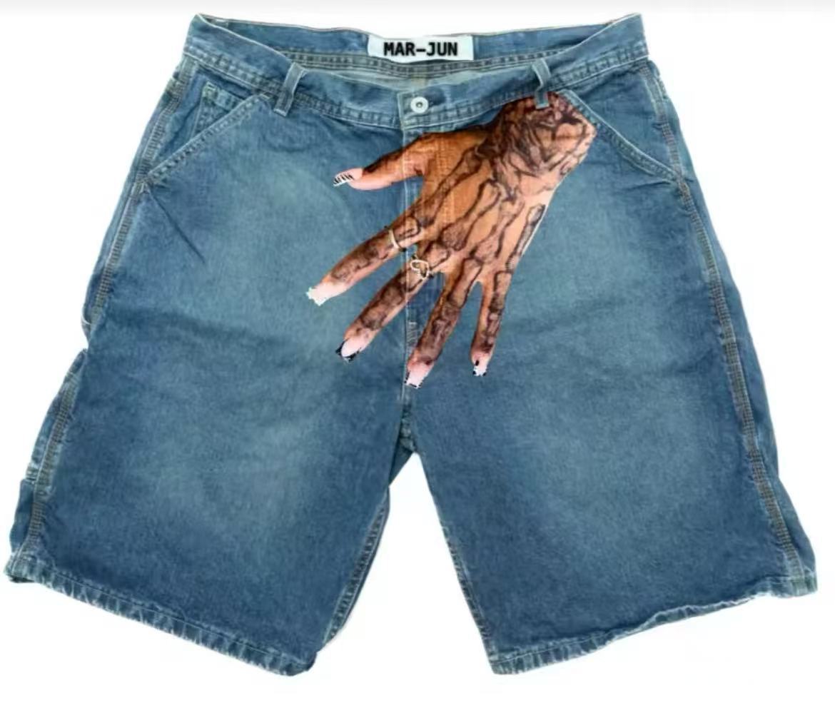 Shorts Jeans Feminino Deeptown - Street Fashion Baggy avaliação e preço