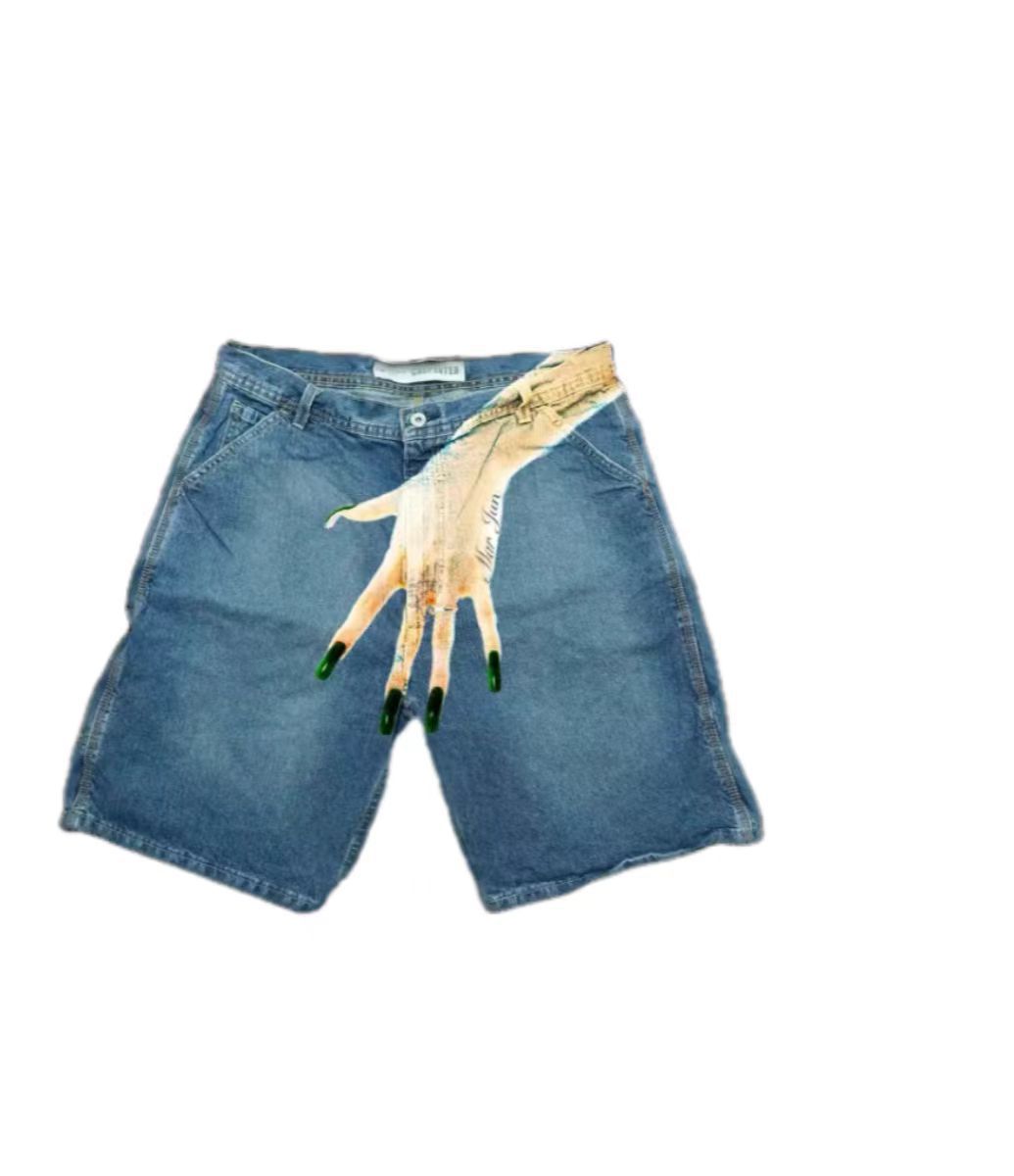 Shorts Jeans Feminino Deeptown - Street Fashion Baggy avaliação e preço