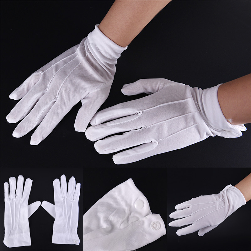 1 par branco luvas formais hom - Street Fashion Gloves avaliação e preço