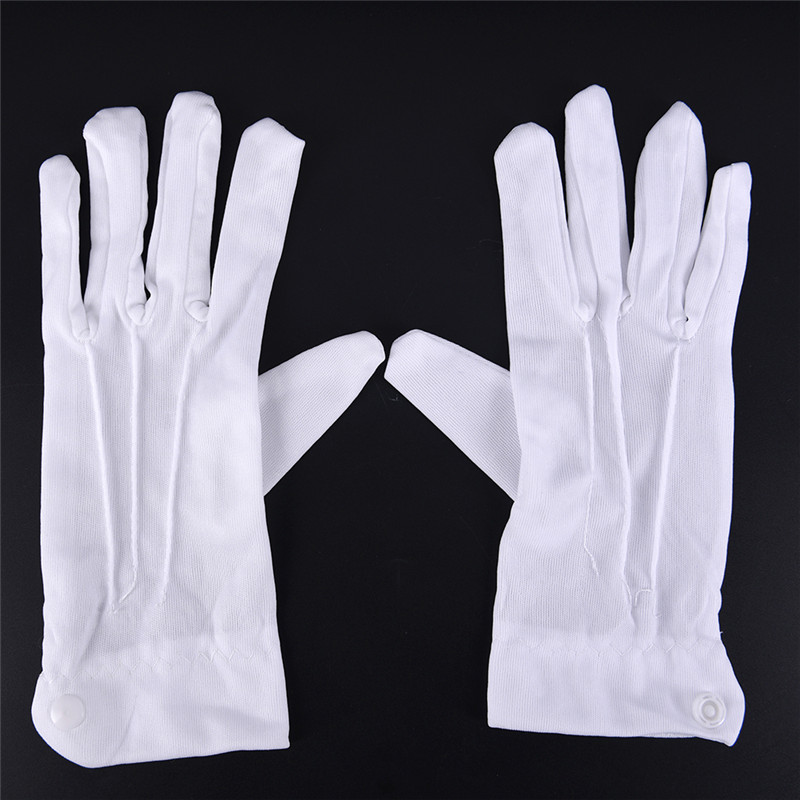1 par branco luvas formais hom - Street Fashion Gloves avaliação e preço