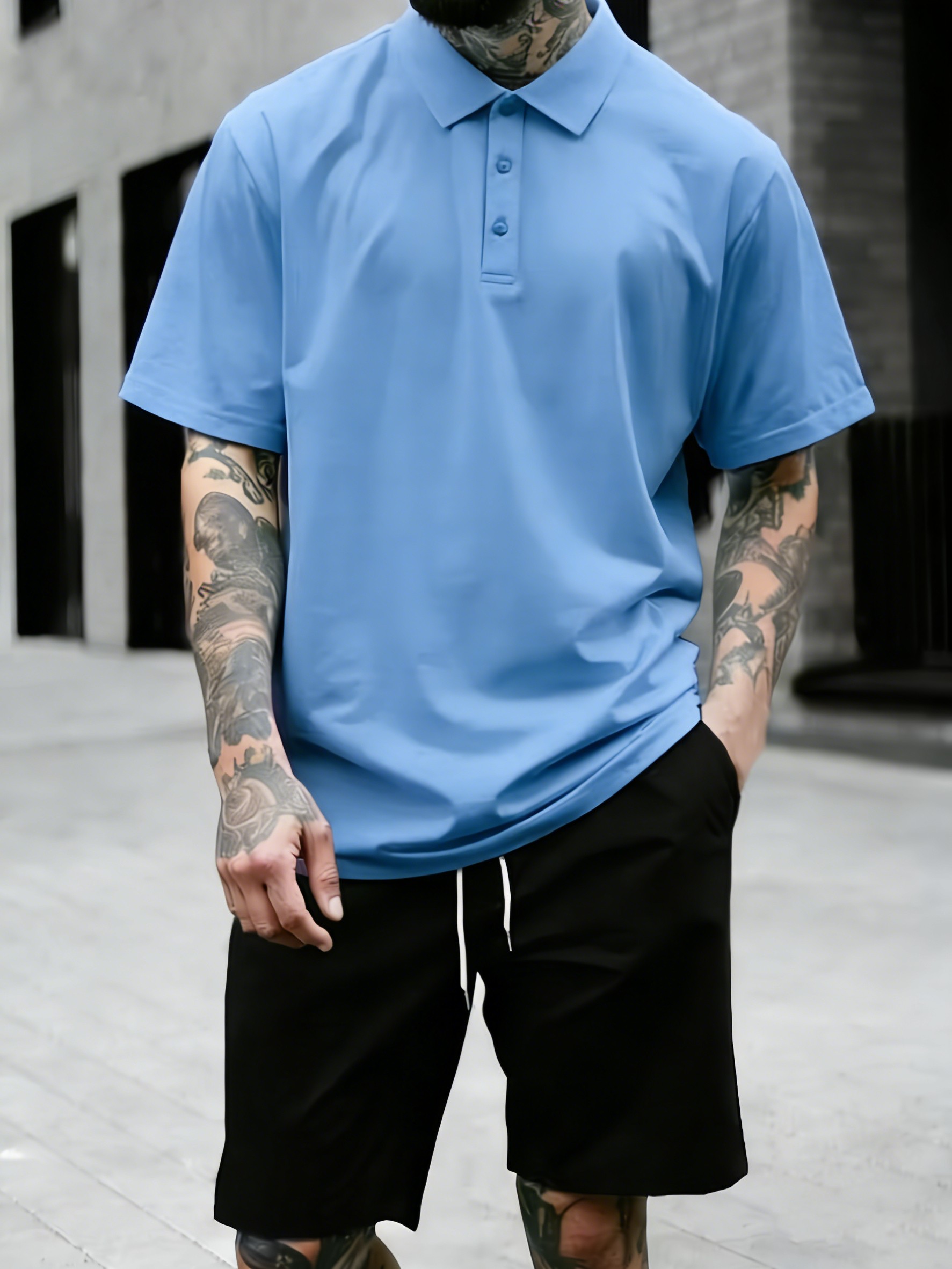 Camisetas Polo Masculinas de V - Street Fashion Culture avaliação e preço