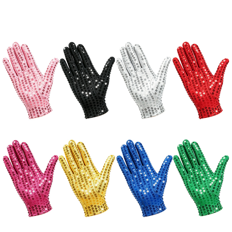 Luvas de Lantejoulas para Fest - Street Fashion Gloves avaliação e preço