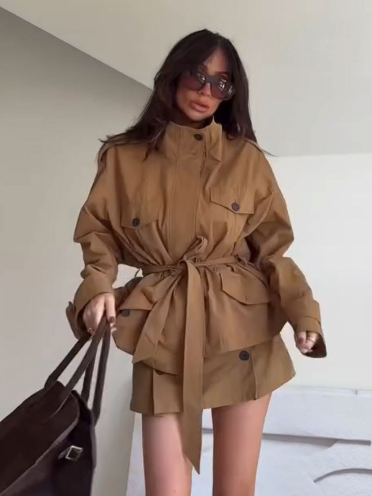 HH Conjunto feminino de 2 peça - Street Fashion Jacket avaliação e preço