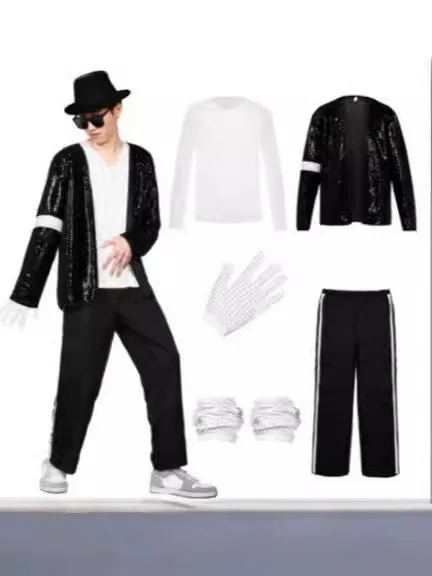 Fantasia de Michael Jackson pa - Street Fashion Gloves avaliação e preço