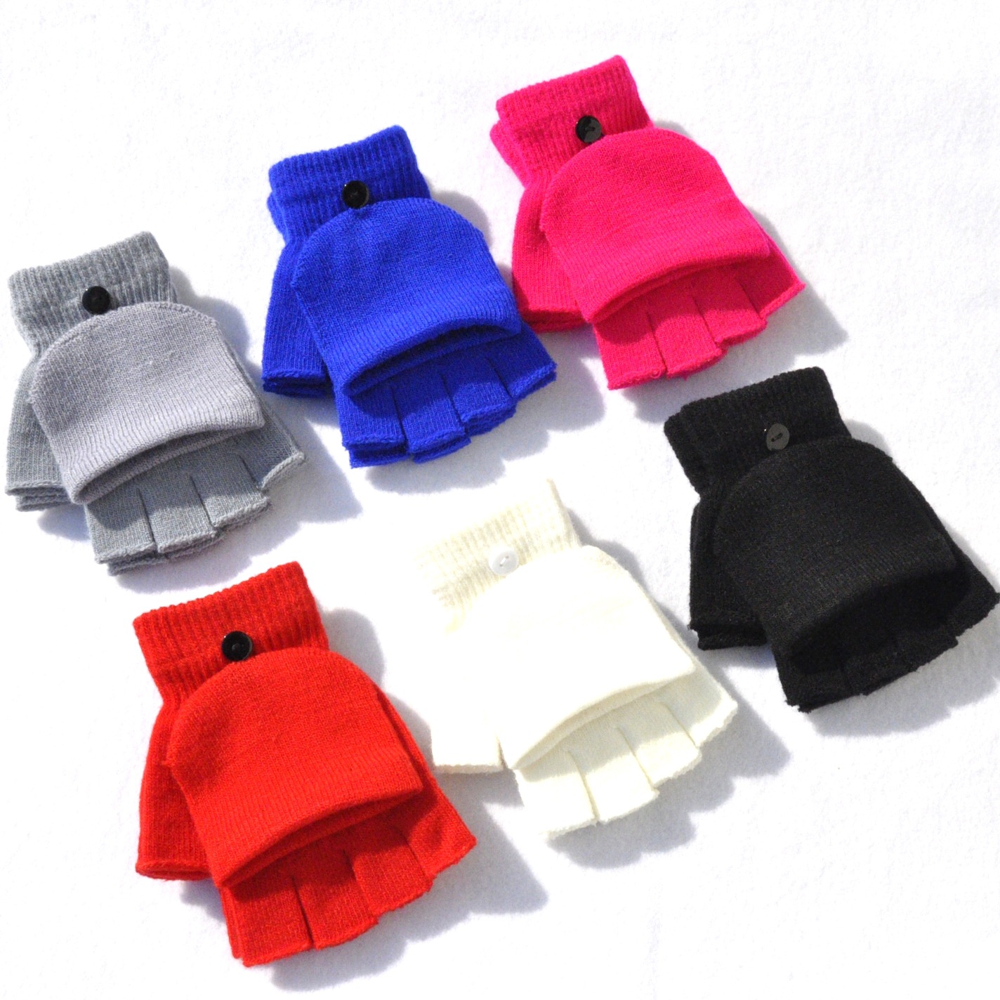 Malha flip capa metade dedo lu - Street Fashion Gloves avaliação e preço