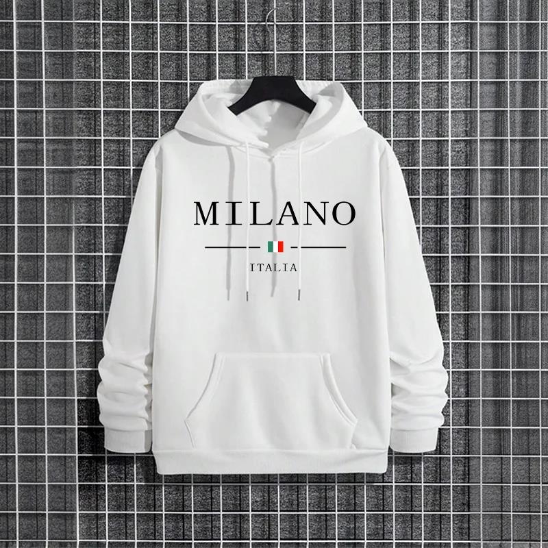 Moletom Masculino com Capuz da - Street Fashion In Milan avaliação e preço