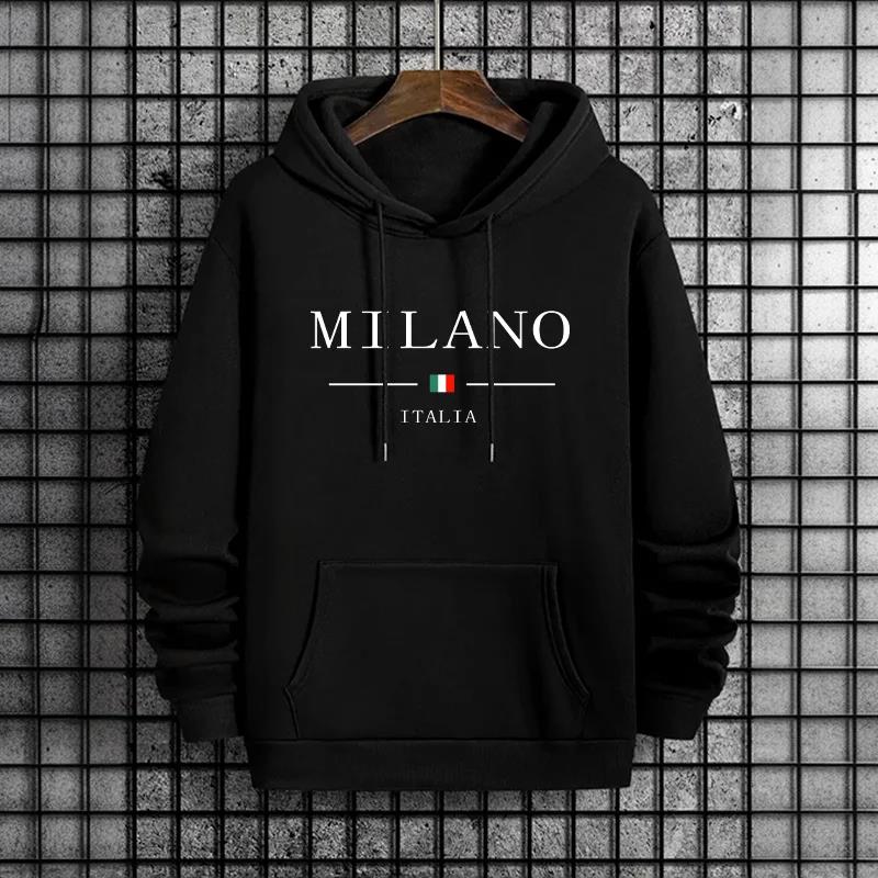 Moletom Masculino com Capuz da - Street Fashion In Milan avaliação e preço
