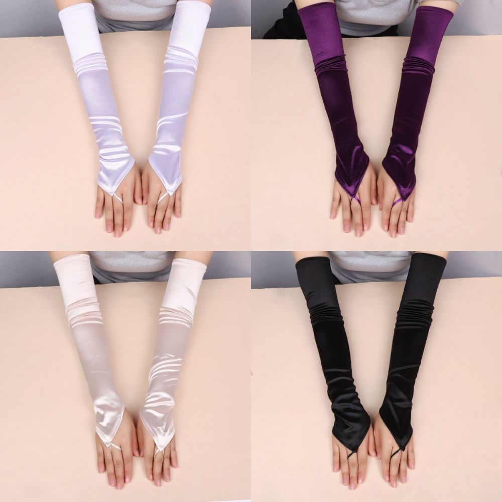 Novo 49cm luvas femininas ceti - Street Fashion Gloves avaliação e preço