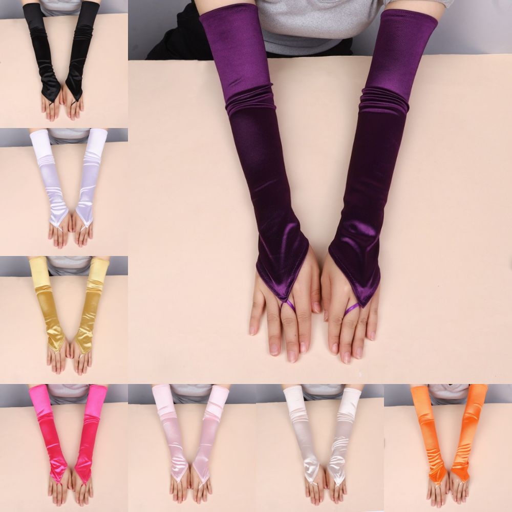 Novo 49cm luvas femininas ceti - Street Fashion Gloves avaliação e preço
