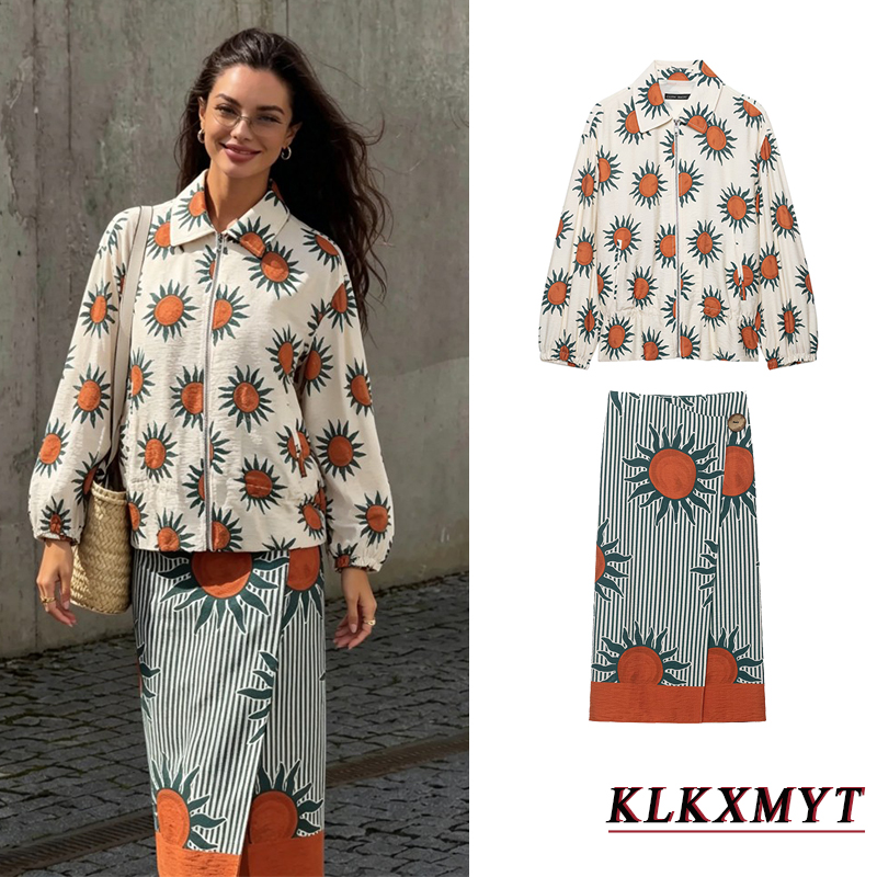 Conjuntos de Moda Feminina com - Street Fashion Jacket avaliação e preço