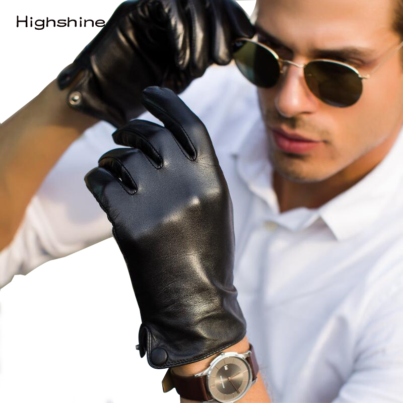 Luvas de couro de carneiro gen - Street Fashion Gloves avaliação e preço