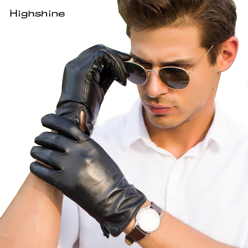 Luvas de couro de carneiro gen - Street Fashion Gloves avaliação e preço